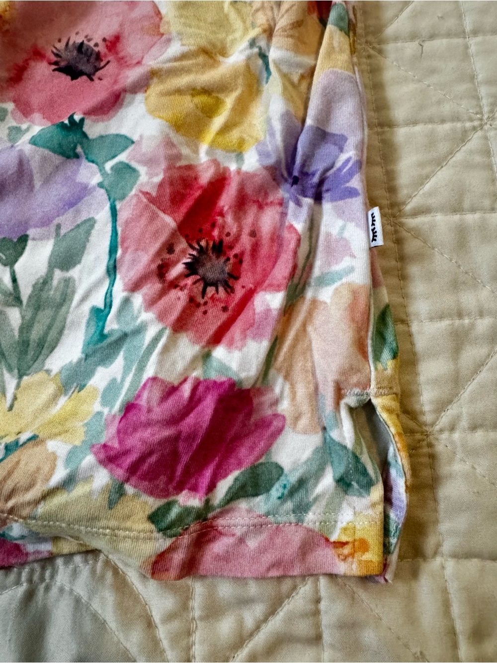 Little Sleepies Women’s Pajama Set Watercolor Meadows - Picture 4 of 11